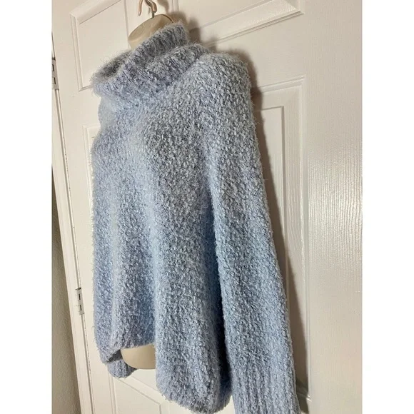 A.N.A Blue Turtleneck Sweatshirt - Picture 3 of 6